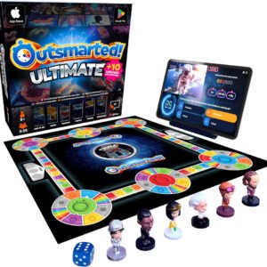Juego de mesa Outsmarted Ultimate Edition, 10 categorías adicionales, para niños y adultos, de 2 a 24 jugadores, a partir de 8 años, más de 10.000 preguntas, para hogar y fiesta