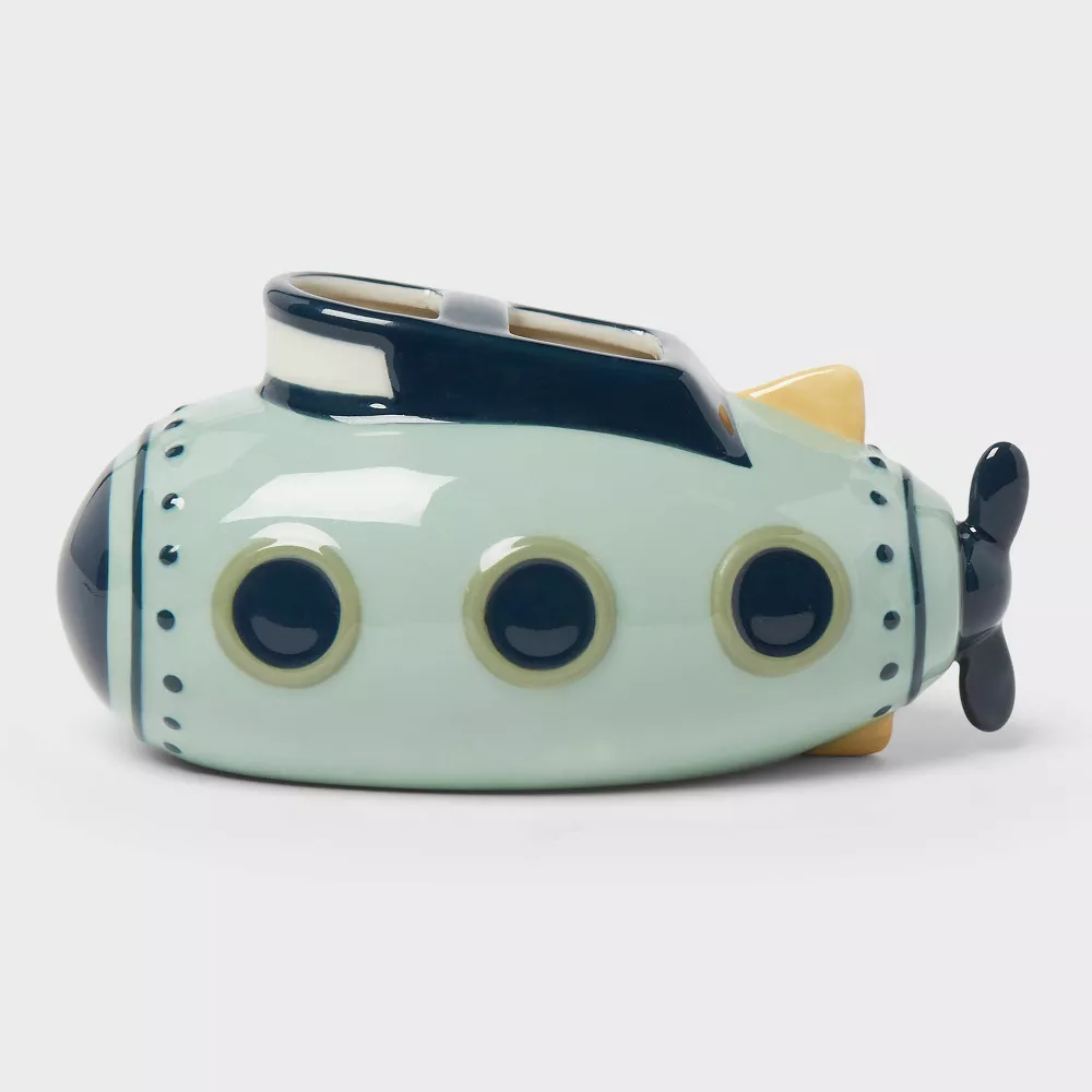 Soporte para cepillos de dientes infantil diseño submarino Pillowfort, para baño y hogar