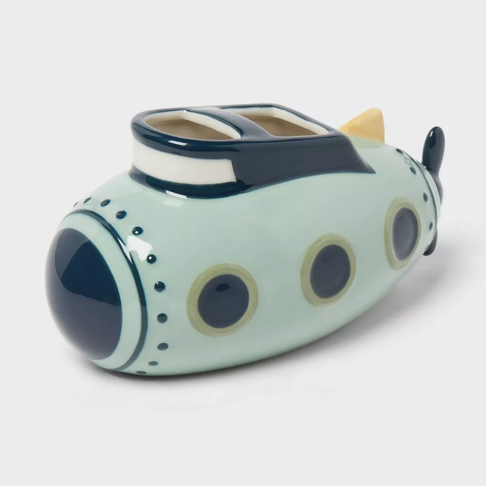Soporte para cepillos de dientes infantil diseño submarino Pillowfort, para baño y hogar - Imagen 2