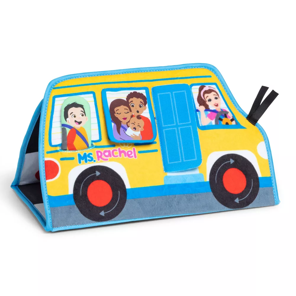 Juguete de actividad Ms. Rachel Tummy Time Bus, para bebés, interactivo y educativo - Imagen 5