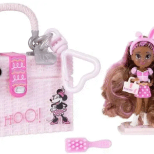Muñeca Disney ily 4EVER Tote ily Teenies Easter Series 1 I Love Minnie Mouse, 2.25 pulgadas, con accesorios, para coleccionar y jugar